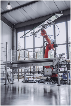 Technikum und Kaschierhalle für ALUPLAST Prototypen.