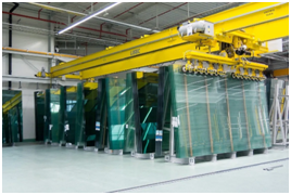 Fensterproduktion in der ersten EBZ-Halle