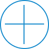 Icon eins runden Fensters
